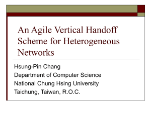 Seamless Vertical Handoff over Heterogeneous Network
