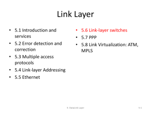 Link Layer - Southern Adventist University