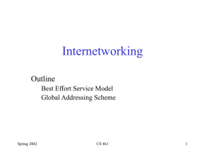 Internetworking - National Tsing Hua University