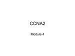 CCNA2 Module 4