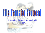 File transfer Protocol (FTP)