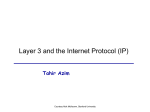 Network Layer and IP