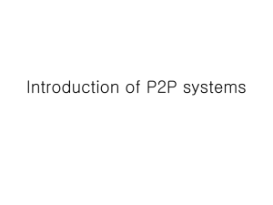 P2P Lecture