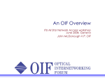 OIF Overview