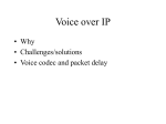 Voice over IP (Lecture 15)