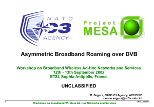 Broadband Roaming over DVB Networks