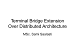 Terminal Bridge Extension Over Distributed Architecture