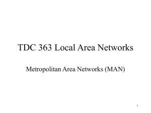 TDC 363 Local Area Networks