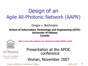 Design of an AAPN