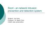 Snort - an network intrusion prevention and detection system