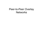 Peer-to-Peer Overlay Networks