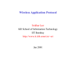 Wireless Application Protocol (wap)