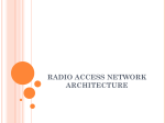 Radio Access Network Architecture