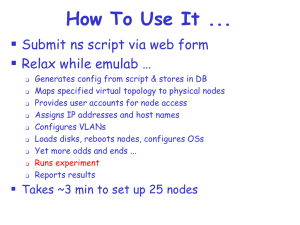 emulab.net: A Network Emulation and Distributed Systems Testbed