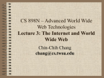 CS 898n - Lecture 3