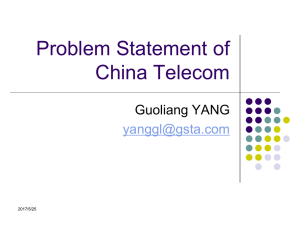 Problems in China Telecom
