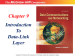 Figure 9.1: Communication at the data