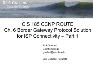 cis185-ROUTE-lecture6-BGP-Part1