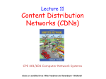 Content Distribution Networks