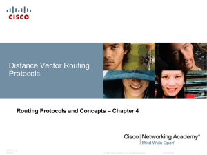 Ch 4-Distance Vector Routing Protocols