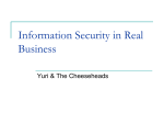 Information Security in Real Business