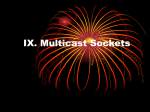 MultiCast Sockets