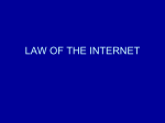 LAW OF THE INTERNET