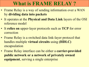 What is FRAME RELAY