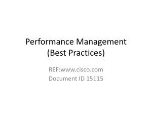 Performance Management (Best Practices)