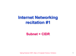 Recitation1-Subnets