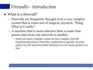 Firewalls