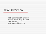 FCoE Overview - IEEE Entity Web Hosting