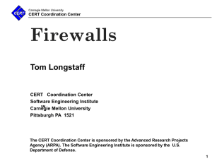 Firewalls - Andrew.cmu.edu - Carnegie Mellon University