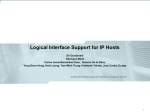 Logical Interface Support for IP Hosts