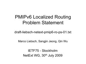 Localized Routing