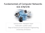 Fundamentals of Computer Networks ECE 478/578