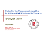 Online Service Management Algorithm for Cellular/WLAN