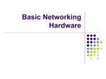 Basic Networking Hardware