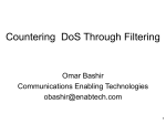 Countering DoS Through Filtering