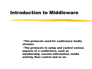 Part II Middleware: Transport Protocols