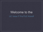 UC Voice Presentation