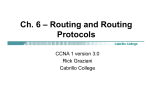 Module 6 – Routing and Routed Protocols