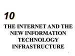 10 the internet and the new information technology infrastructure