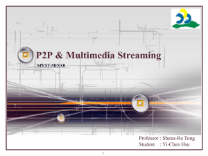 Stream Over P2P Network