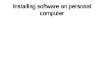 1314008980configure and installing software in pc