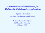 A Semantic-based Middleware for Multimedia Collaborative