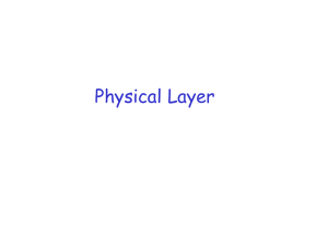 Physical Layer(September 20)