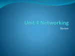 Unit 4 Networking