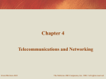 Chapter 4: Telecommunications and Networking