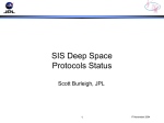 SIS Deep Space Protocols - inc AMS